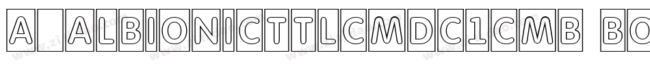 a_AlbionicTtlCmDc1Cmb Bold字体转换